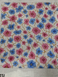 Pink and Blue Floral