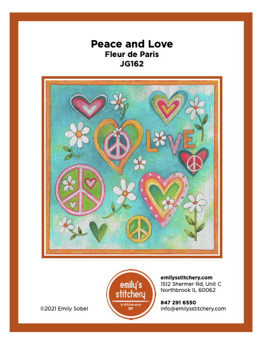 Emily's Stitch Guide -Peace and Love