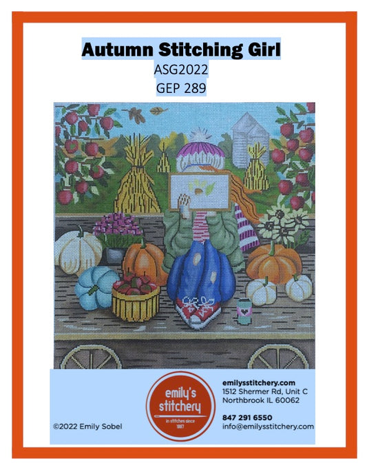 Emilys Stitch Guide -Autumn Stitching Girl