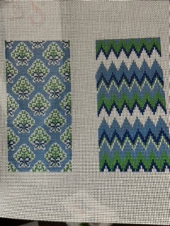Blue Bargello