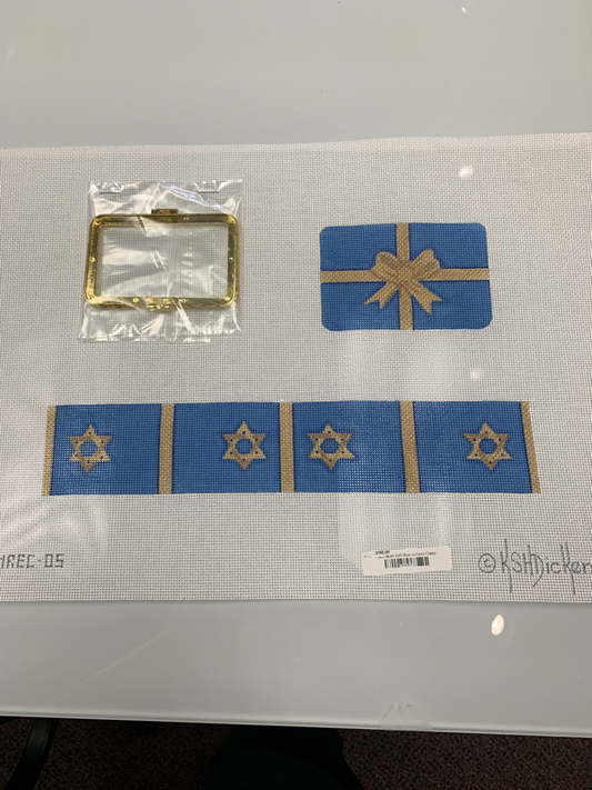 Hanukkah Gift Box w/Gold Clasp