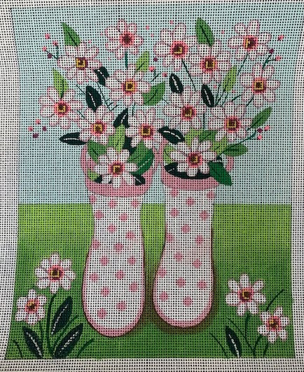 Pink Polka Dot Rainbows