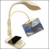 LED Task Lamp with Magnifier