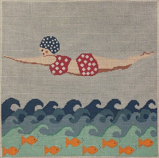 Girl Swimming