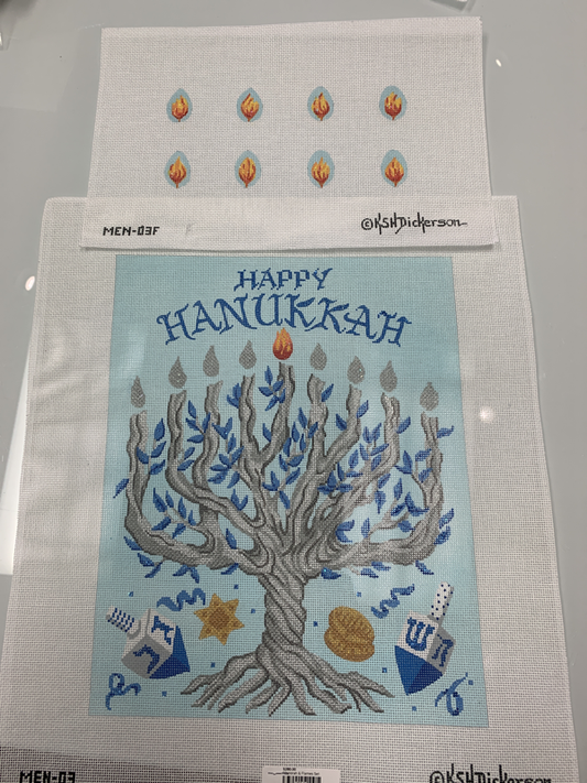 Menorah & Flames Set