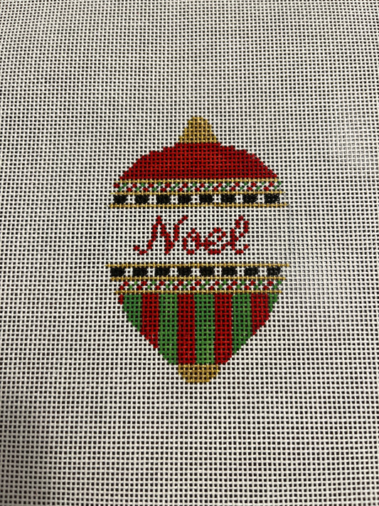 Noel Bauble Red and Green