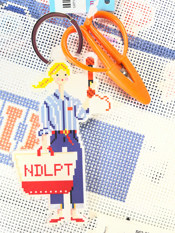 Blonde NDLPT Key Chain/Bag Tag