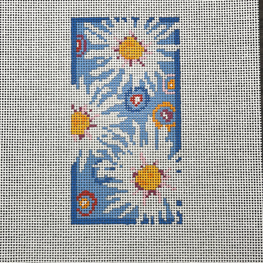 White blooms eyeglass case