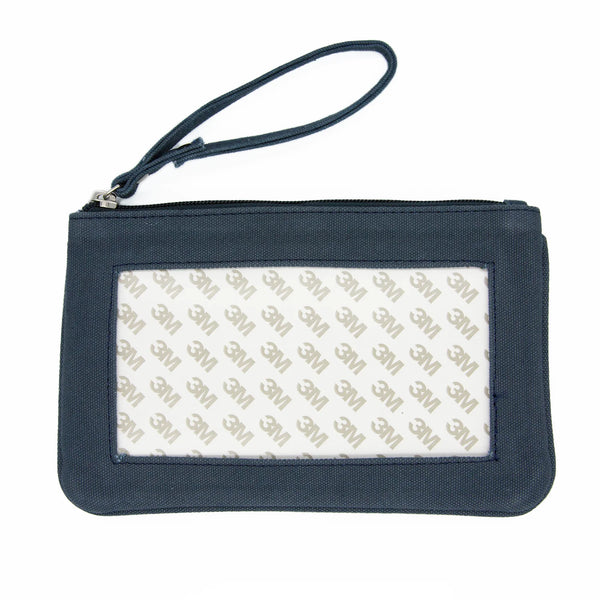 Canvas Clutch - Navy