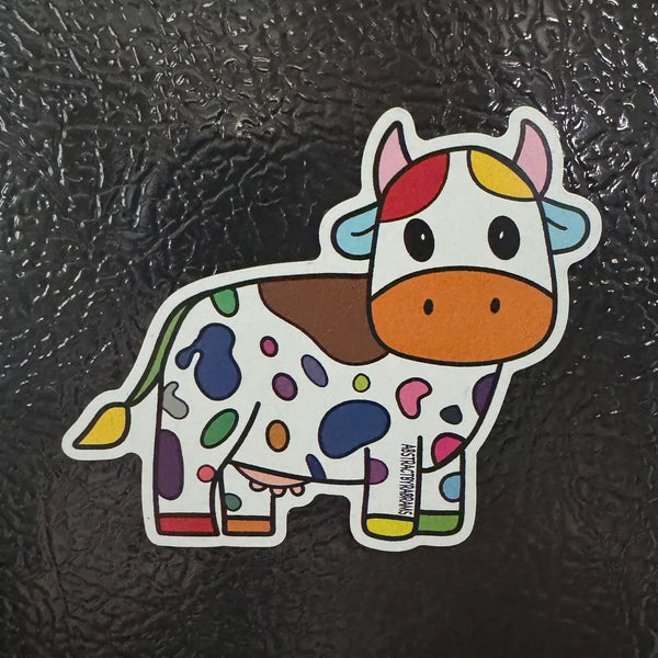 Rainbow Cow Needle Minder