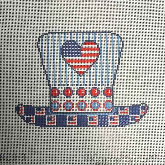 Uncle Sam hat w/ heart