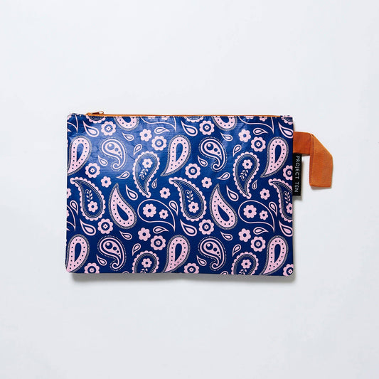 Paisley Large Zip Pouch