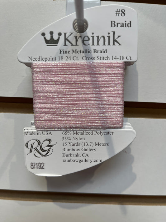 Kreinik #8 -Pale Pink - 8/192