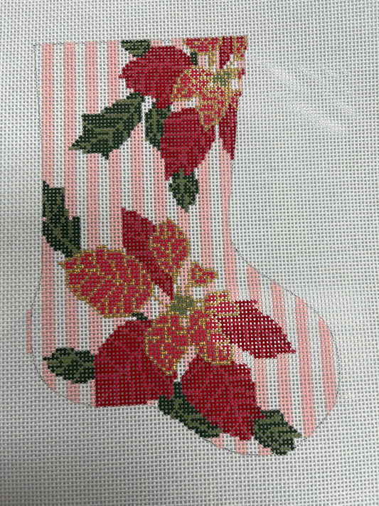 Poinsetta Mini Stocking