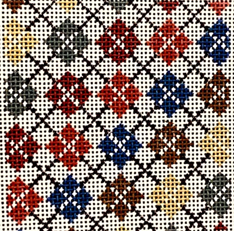 BP-37 (Argyle - Gold and Burgundy) needlework for sale