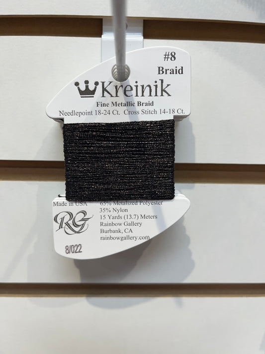 Kreinik #8 -Brown - 8/022