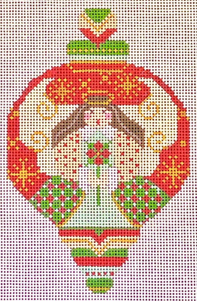 Decorative hot air balloon with festive patterns on a white background