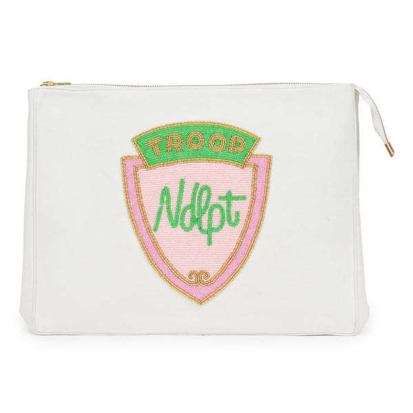 Troop NDLPT Pink Project Bag Jumbo - Classic Prep x C'ate La Vie