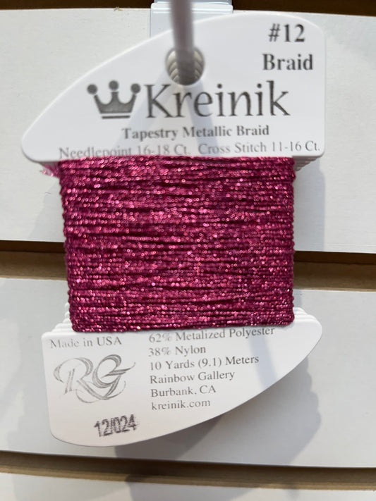 Kreinik #12 - Fuchsia - 12/024