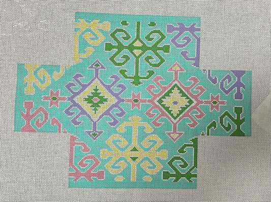 Turquoise Pattern Brick