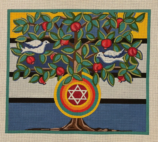 Pomegranate Tree Tallis Bag