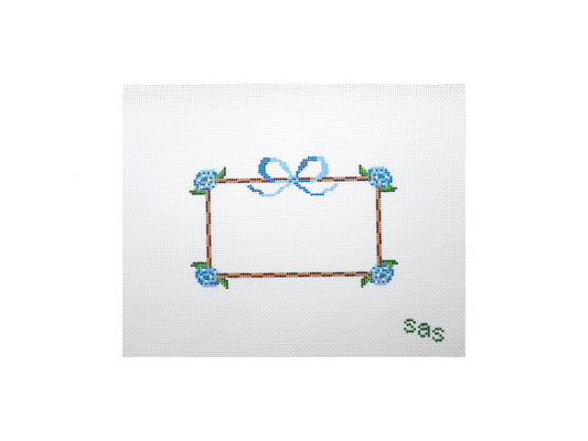 Hydrangea Frame Blue