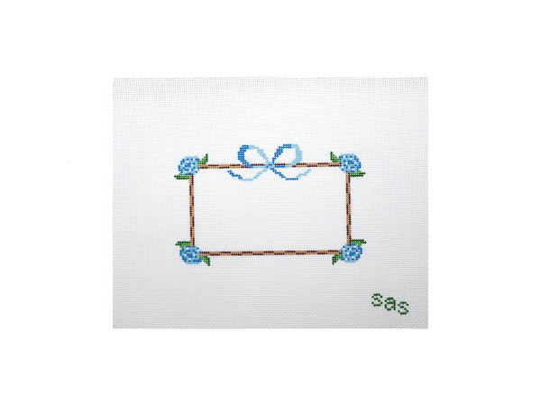 Hydrangea Frame Blue