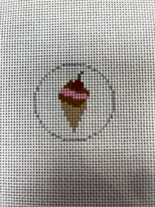 Tiny Round Ice Cream Cone