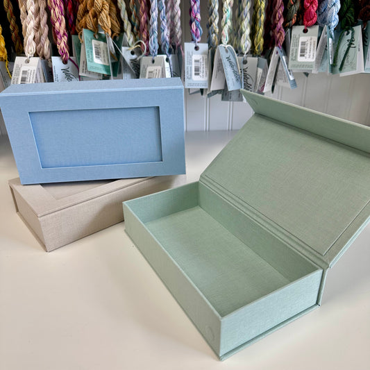 Self-Finishing Keepsake Box w/Magnetic Closure (Celadon)