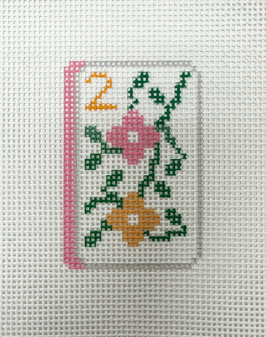 Mahjong Tile - Pink