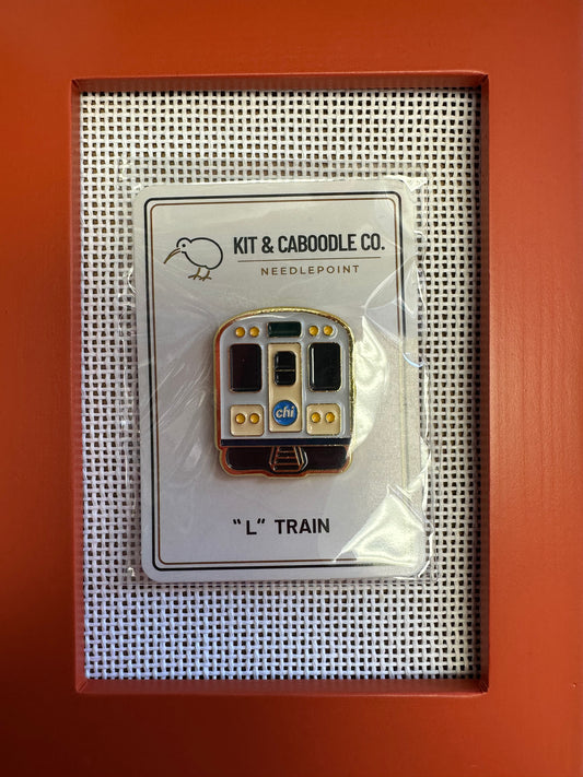 "L" Train Needleminder - Emily's Stitchery Exclusive