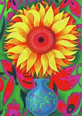 Jane Tattersfield:JTS-18 (Small Sunflower)