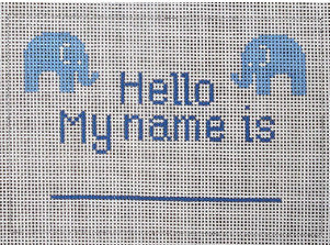 Hello My Name is….(Blue)