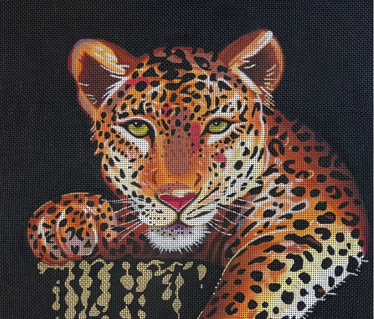 Leopard on Black