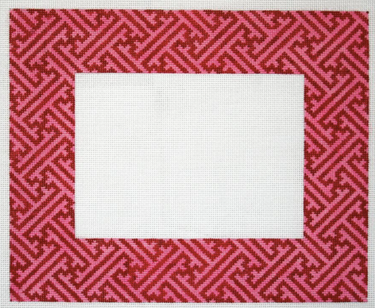 Chinoiserie Lattice Pink Picture Frame