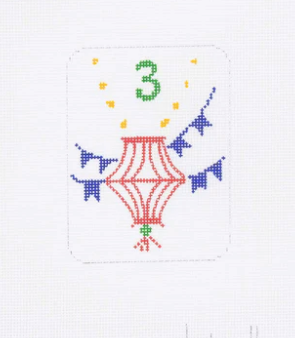 MIni Mahjong Tile - Lantern