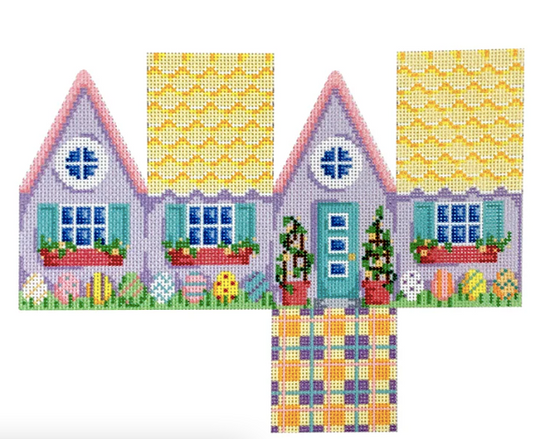 NTG TS384 - Yellow Scallop Roof Easter Cottage