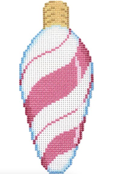 NTG TS324P - Pink Peppermint Swirl Light Bulb