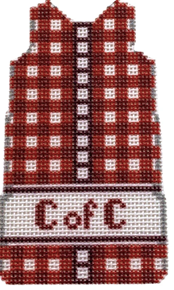 NTG TS278 - College of Charleston Gingham Mini Shift