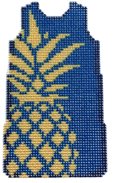 NTG TS235 - Pineapple Stencil Mini Shift/Navy