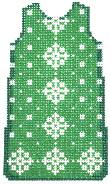 NTG TS153 - Green Snowflake Mini Shift