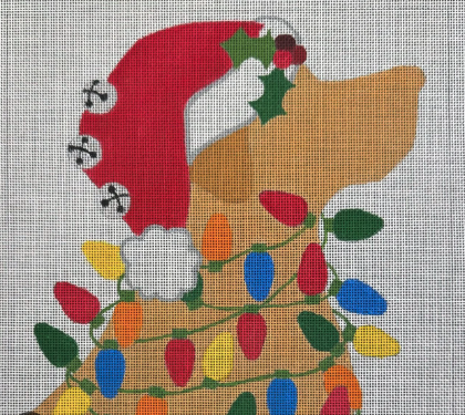 Small Yellow Lab Christmas