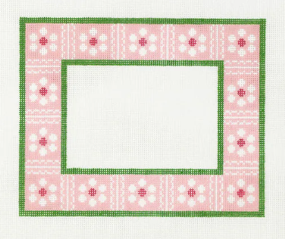 Pink Scallop Daisy Frame