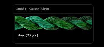 Threadworx O/D floss - Green River - 10585