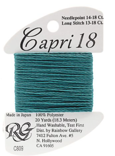 Capri #18 - Teal Green-C809