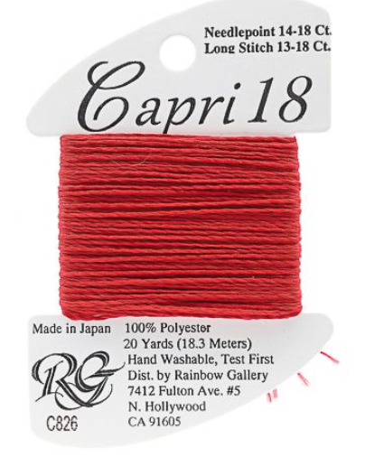 Capri #18 - Red-C826