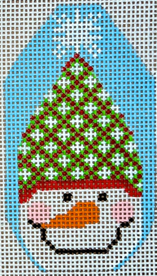 Snowman Hat with Snowflakes