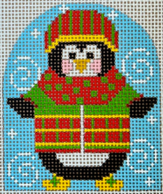 Penguin with Square Sweater