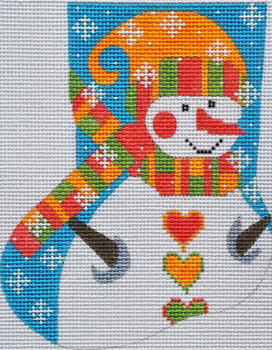 Snowman mini Sock