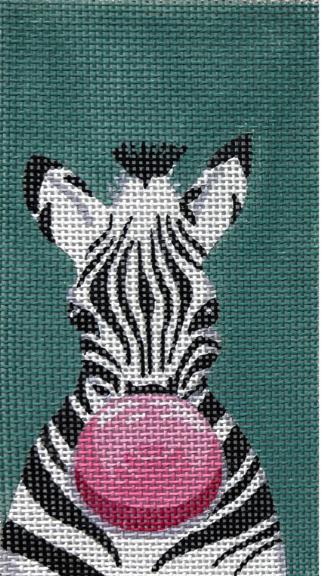 Zebra Blowing Bubble